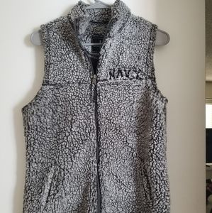 Heather gray sherpa M